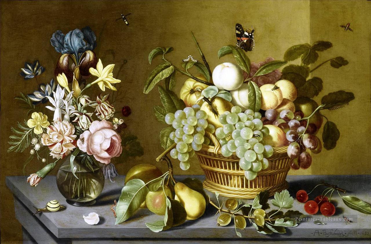 Panier à fruits Bosschaert Ambrosius Peintures à l'huile